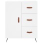 vidaXL Highboard Weiß 69,5x34x180 cm Holzwerkstoff vidaXL Highboard Weiß 69,5x34x180 cm Holzwerkstoff