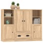 vidaXL Highboards 3 Stk. Sonoma-Eiche Holzwerkstoff vidaXL Highboards 3 Stk. Sonoma-Eiche Holzwerkstoff