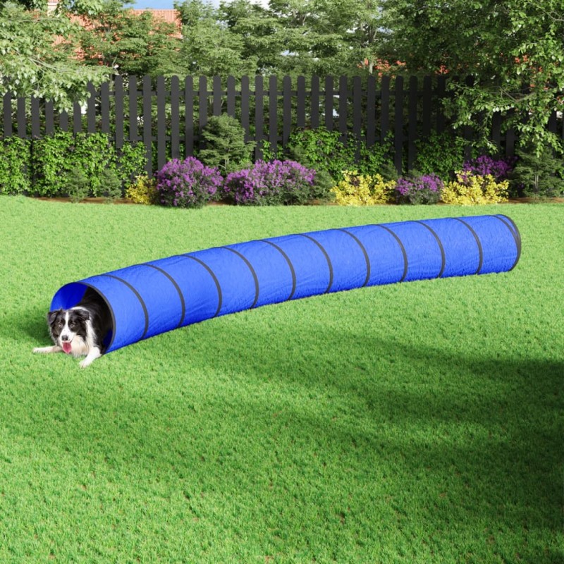 vidaXL Hundetunnel Blau Ø 55x500 cm Polyester vidaXL Hundetunnel Blau Ø 55x500 cm Polyester