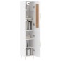 vidaXL Highboard Hochglanz-Weiß 34,5x34x180 cm Holzwerkstoff vidaXL Highboard Hochglanz-Weiß 34,5x34x180 cm Holzwerkstoff