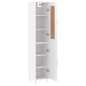 vidaXL Highboard Hochglanz-Weiß 34,5x34x180 cm Holzwerkstoff vidaXL Highboard Hochglanz-Weiß 34,5x34x180 cm Holzwerkstoff