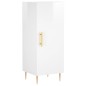 vidaXL Highboard Hochglanz-Weiß 34,5x34x180 cm Holzwerkstoff vidaXL Highboard Hochglanz-Weiß 34,5x34x180 cm Holzwerkstoff