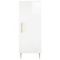 vidaXL Highboard Hochglanz-Weiß 34,5x34x180 cm Holzwerkstoff vidaXL Highboard Hochglanz-Weiß 34,5x34x180 cm Holzwerkstoff