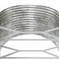 vidaXL Hochbeet Silbern 554x100x68 cm Pulverbeschichteter Stahl vidaXL Hochbeet Silbern 554x100x68 cm Pulverbeschichteter Stahl