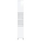 vidaXL Badschrank Hochglanz-Weiß 30x30x190 cm Holzwerkstoff vidaXL Badschrank Hochglanz-Weiß 30x30x190 cm Holzwerkstoff