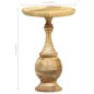 vidaXL Runder Beistelltisch 43 x 43 x 66 cm Massivholz Mango vidaXL Runder Beistelltisch 43 x 43 x 66 cm Massivholz Mango