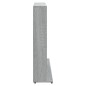 vidaXL CD-Regal Grau Sonoma 102x23x89,5 cm Holzwerkstoff vidaXL CD-Regal Grau Sonoma 102x23x89,5 cm Holzwerkstoff