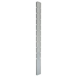 vidaXL Zaunpfosten 30 Stk. Silbern 260 cm Verzinkter Stahl
