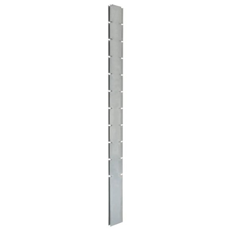 vidaXL Zaunpfosten 30 Stk. Silbern 260 cm Verzinkter Stahl