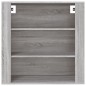 vidaXL Wandschrank Grau Sonoma 80x33x80 cm Holzwerkstoff vidaXL Wandschrank Grau Sonoma 80x33x80 cm Holzwerkstoff