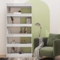 vidaXL Bücherregal/Raumteiler Hochglanz-Weiß 80x30x166cm Holzwerkstoff vidaXL Bücherregal/Raumteiler Hochglanz-Weiß 80x30x166cm Holzwerkstoff