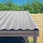vidaXL Dachpaneele 12 Stk. Pulverbeschichteter Stahl Silber 60x36 cm vidaXL Dachpaneele 12 Stk. Pulverbeschichteter Stahl Silber 60x36 cm
