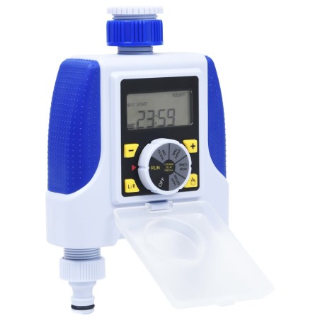 vidaXL Elektronischer Wasser-Timer mit zwei Ausgängen Regenverzögerung