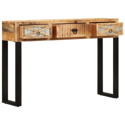 vidaXL Konsolentisch 110 x 30 x 76 cm Mangoholz Massiv