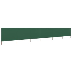 vidaXL 6-teiliges Windschutzgewebe 800 x 120 cm Grün