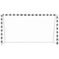 vidaXL Fußballtor 300x160x90 cm Metall Schwarz und Weiß vidaXL Fußballtor 300x160x90 cm Metall Schwarz und Weiß