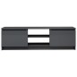 vidaXL TV-Schrank Hochglanz-Grau 120x30x35,5 cm Holzwerkstoff vidaXL TV-Schrank Hochglanz-Grau 120x30x35,5 cm Holzwerkstoff