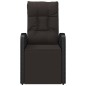 vidaXL Gartensessel mit Kissen 2 Stk. Verstellbar Schwarz Poly Rattan vidaXL Gartensessel mit Kissen 2 Stk. Verstellbar Schwarz Poly Rattan