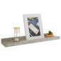vidaXL Wandregale 4 Stk. Betongrau 40x9x3 cm vidaXL Wandregale 4 Stk. Betongrau 40x9x3 cm