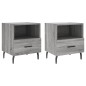 vidaXL Nachttische 2 Stk. Grau Sonoma 40x35x47,5 cm Holzwerkstoff vidaXL Nachttische 2 Stk. Grau Sonoma 40x35x47,5 cm Holzwerkstoff