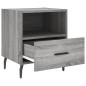 vidaXL Nachttische 2 Stk. Grau Sonoma 40x35x47,5 cm Holzwerkstoff vidaXL Nachttische 2 Stk. Grau Sonoma 40x35x47,5 cm Holzwerkstoff