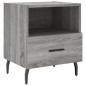 vidaXL Nachttische 2 Stk. Grau Sonoma 40x35x47,5 cm Holzwerkstoff vidaXL Nachttische 2 Stk. Grau Sonoma 40x35x47,5 cm Holzwerkstoff