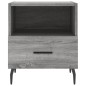 vidaXL Nachttische 2 Stk. Grau Sonoma 40x35x47,5 cm Holzwerkstoff vidaXL Nachttische 2 Stk. Grau Sonoma 40x35x47,5 cm Holzwerkstoff