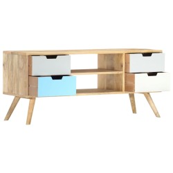 vidaXL TV-Schrank 110×35×48 cm Massivholz Mango