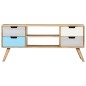 vidaXL TV-Schrank 110×35×48 cm Massivholz Mango vidaXL TV-Schrank 110×35×48 cm Massivholz Mango