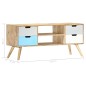 vidaXL TV-Schrank 110×35×48 cm Massivholz Mango vidaXL TV-Schrank 110×35×48 cm Massivholz Mango