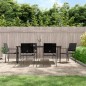 vidaXL 7-tlg. Garten-Essgruppe Poly Rattan und Stahl vidaXL 7-tlg. Garten-Essgruppe Poly Rattan und Stahl