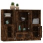 vidaXL Highboards 3 Stk. Räuchereiche Holzwerkstoff vidaXL Highboards 3 Stk. Räuchereiche Holzwerkstoff