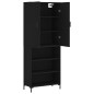 Highboard Schwarz 69,5x34x180 cm Holzwerkstoff Highboard Schwarz 69,5x34x180 cm Holzwerkstoff