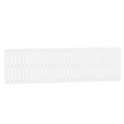 vidaXL Wand-Kopfteil Weiß 204x3x60 cm Massivholz Kiefer