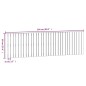 vidaXL Wand-Kopfteil Weiß 204x3x60 cm Massivholz Kiefer vidaXL Wand-Kopfteil Weiß 204x3x60 cm Massivholz Kiefer