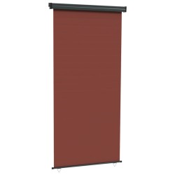vidaXL Balkon-Seitenmarkise 122x250 cm Braun