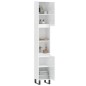 vidaXL Badschrank Hochglanz-Weiß 30x30x190 cm Holzwerkstoff vidaXL Badschrank Hochglanz-Weiß 30x30x190 cm Holzwerkstoff