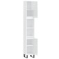 vidaXL Badschrank Hochglanz-Weiß 30x30x190 cm Holzwerkstoff vidaXL Badschrank Hochglanz-Weiß 30x30x190 cm Holzwerkstoff