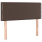 vidaXL Boxspringbett mit Matratze Braun 90x200 cm Kunstleder vidaXL Boxspringbett mit Matratze Braun 90x200 cm Kunstleder