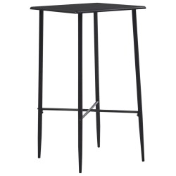 5-tlg. Bar-Set Kunstleder Schwarz