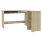 vidaXL Eckschreibtisch L-Form Sonoma-Eiche 120x140x75 cm Holzwerkstoff vidaXL Eckschreibtisch L-Form Sonoma-Eiche 120x140x75 cm Holzwerkstoff