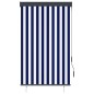 vidaXL Außenrollo 100 x 250 cm Blau und Weiß vidaXL Außenrollo 100 x 250 cm Blau und Weiß