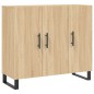 vidaXL Sideboard Sonoma-Eiche 90x34x80 cm Holzwerkstoff vidaXL Sideboard Sonoma-Eiche 90x34x80 cm Holzwerkstoff