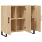 vidaXL Sideboard Sonoma-Eiche 90x34x80 cm Holzwerkstoff vidaXL Sideboard Sonoma-Eiche 90x34x80 cm Holzwerkstoff