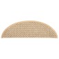 vidaXL Treppenmatten Selbstklebend Sisal 15 Stk. 56x17x3 cm Hellbeige vidaXL Treppenmatten Selbstklebend Sisal 15 Stk. 56x17x3 cm Hellbeige