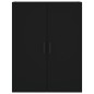 Highboard Schwarz 69,5x34x180 cm Holzwerkstoff Highboard Schwarz 69,5x34x180 cm Holzwerkstoff