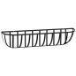 vidaXL Wand-Pflanzkörbe 2 Stk. Kokoseinlage Schwarz 91x20x23 cm Stahl vidaXL Wand-Pflanzkörbe 2 Stk. Kokoseinlage Schwarz 91x20x23 cm Stahl