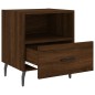 vidaXL Nachttische 2Stk. Braun Eichen-Optik 40x35x47,5cm Holzwerkstoff vidaXL Nachttische 2Stk. Braun Eichen-Optik 40x35x47,5cm Holzwerkstoff
