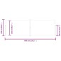 vidaXL Seitenmarkise Ausziehbar Blau 220x600 cm vidaXL Seitenmarkise Ausziehbar Blau 220x600 cm