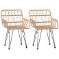 vidaXL 3-tlg. Garten-Essgruppe Poly Rattan vidaXL 3-tlg. Garten-Essgruppe Poly Rattan